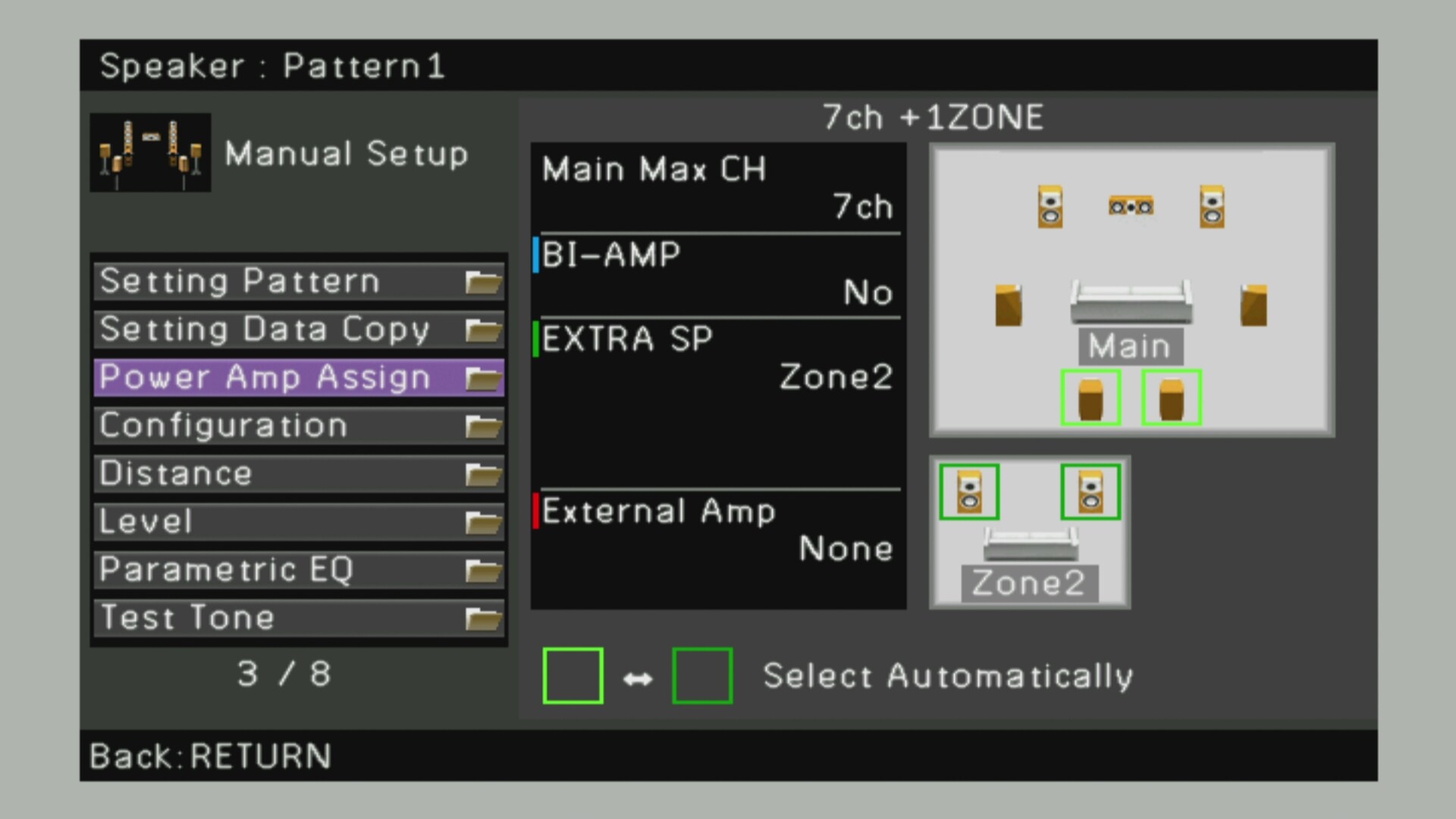 RX-A1020 Zone 2 Setup using the Extra Speaker terminals - Yamaha